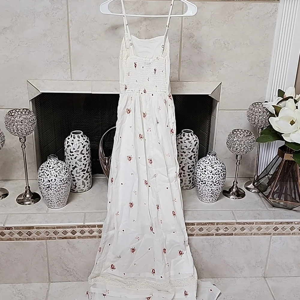 🌹 ABERCROMBIE Floral Cotton Maxi Dress 🌹